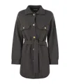 Brunello Cucinelli Lapel Long Sleeve Coat In Gray