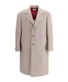 Brunello Cucinelli Wool Coat In Neutral