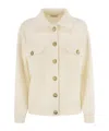 Brunello Cucinelli Buttoned Flap-pocket Cardigan In White