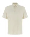 Brunello Cucinelli Cotton Polo Shirt In White
