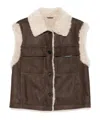 Brunello Cucinelli Shearling-collar Gilet