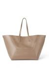 Brunello Cucinelli Large Calfskin Bc Duo Bag In Brown