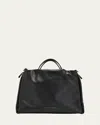 Brunello Cucinelli Large Puffy Leather Top-handle Bag