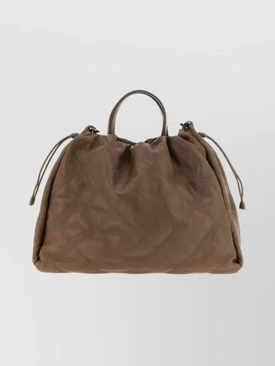 Brunello Cucinelli Large Tote Bag Quilted Design