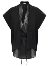 Brunello Cucinelli Layered Cardigan Sweaters And Cardigans
