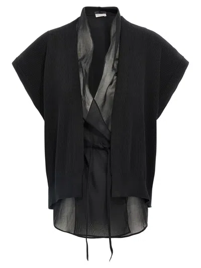 BRUNELLO CUCINELLI BRUNELLO CUCINELLI LAYERED CARDIGAN