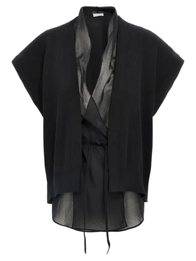 BRUNELLO CUCINELLI BRUNELLO CUCINELLI LAYERED CARDIGAN