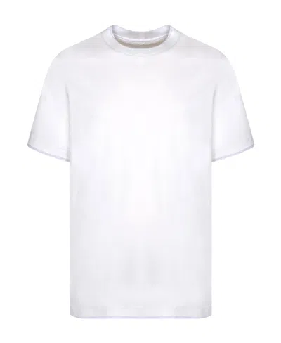 BRUNELLO CUCINELLI BRUNELLO CUCINELLI LAYERED-EFFECT CREWNECK T-SHIRT