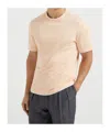 Brunello Cucinelli Layered-detail T-shirt In Nude