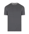 Brunello Cucinelli Layered T-shirt In Black