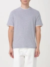 BRUNELLO CUCINELLI LAYERED-EFFECT CREWNECK T-SHIRT BRUNELLO CUCINELLI