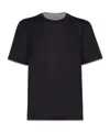 Brunello Cucinelli Layered-effect Crewneck T-shirt In Black