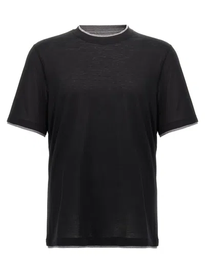 BRUNELLO CUCINELLI BRUNELLO CUCINELLI LAYERED T-SHIRT