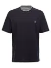 Brunello Cucinelli Short-sleeved T-shirt In Blue
