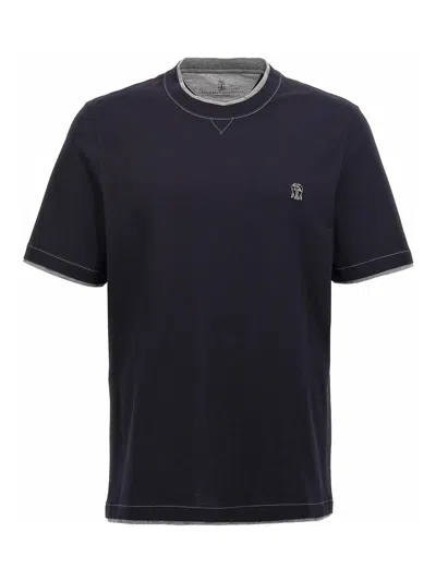 BRUNELLO CUCINELLI LAYERED T-SHIRT