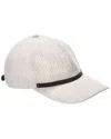 Brunello Cucinelli Linen And Cotton Baseball Cap In White