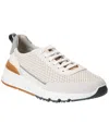 Brunello Cucinelli Mesh-panel Sneakers In Multi