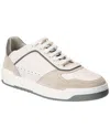 Brunello Cucinelli Leather & Suede Sneaker In White