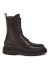 Brunello Cucinelli Woman Ankle Boots Dark Brown Size 11 Soft Leather In Brown