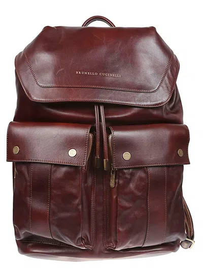 Brunello Cucinelli Leather Backpack