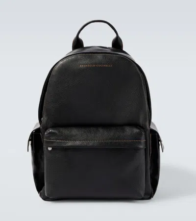 Brunello Cucinelli Leather Backpack