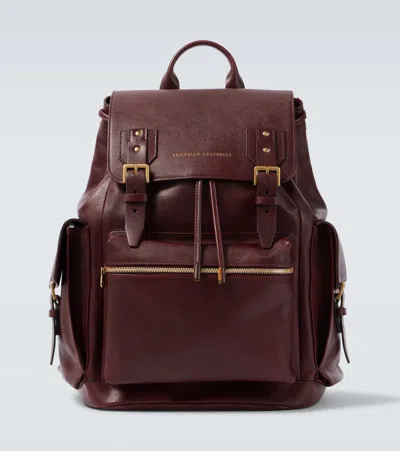 Brunello Cucinelli Leather Backpack