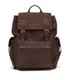 BRUNELLO CUCINELLI LEATHER BACKPACK