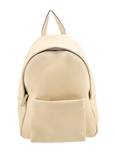 Pre-owned Brunello Cucinelli Leather Backpack In Neutral