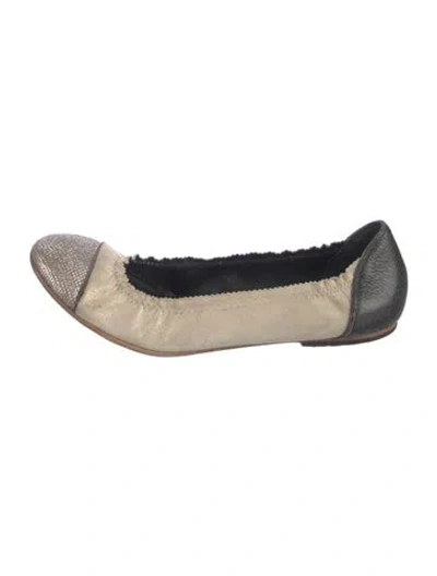 Pre-owned Brunello Cucinelli Leather Ballet Flats