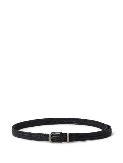BRUNELLO CUCINELLI LEATHER BELT