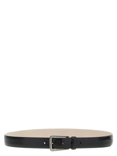 BRUNELLO CUCINELLI BRUNELLO CUCINELLI LEATHER BELT
