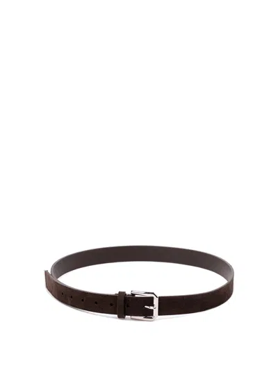 BRUNELLO CUCINELLI LEATHER BELT