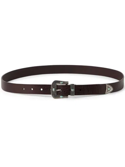 BRUNELLO CUCINELLI BRUNELLO CUCINELLI LEATHER BELT