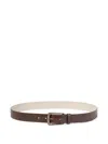 Brunello Cucinelli Carved Leather Belt