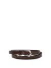Brunello Cucinelli Leather Belt In Brown