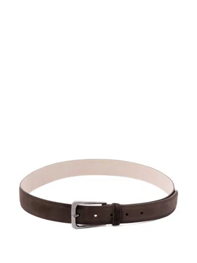BRUNELLO CUCINELLI BRUNELLO CUCINELLI LEATHER BELT