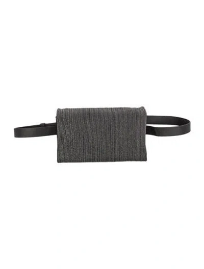 Pre-owned Brunello Cucinelli Leather Belt Bag In Gray