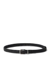 Brunello Cucinelli Leather Belt In Black