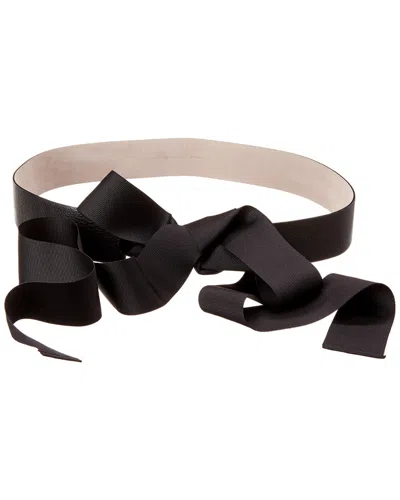 Brunello Cucinelli Leather Belt In Black