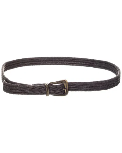 Brunello Cucinelli Leather Belt In Brown