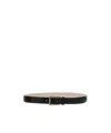 Brunello Cucinelli Leather Belt In Black