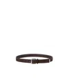 Brunello Cucinelli Leather Belt In Black