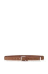 Brunello Cucinelli Leather Belt In Brown