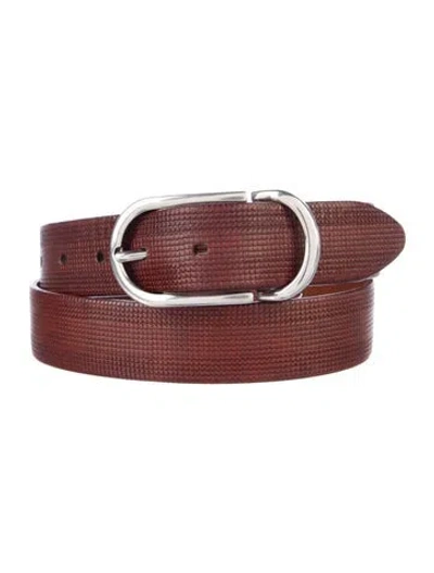 Pre-owned Brunello Cucinelli Leather Belt In Brown