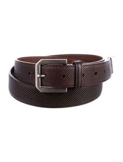 Pre-owned Brunello Cucinelli Leather Belt In Brown