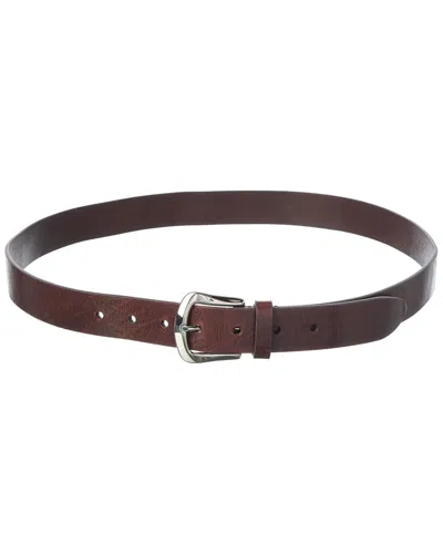 Brunello Cucinelli Leather Belt In Brown