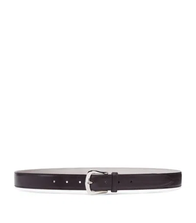 Brunello Cucinelli Leather Belt In Brown