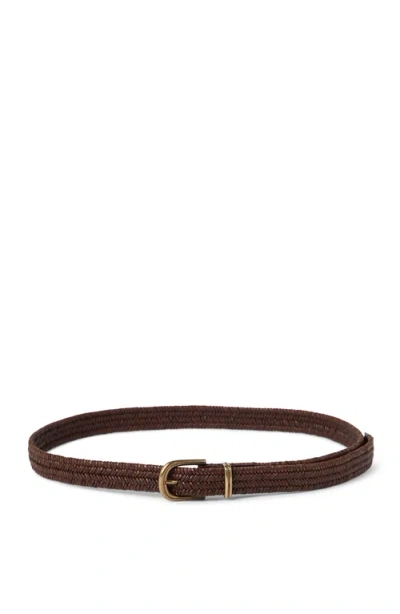 BRUNELLO CUCINELLI BRUNELLO CUCINELLI LEATHER BELT