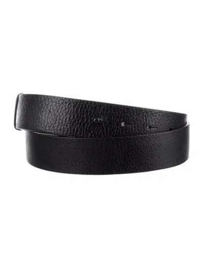 Pre-owned Brunello Cucinelli Leather Belt Kit In Black
