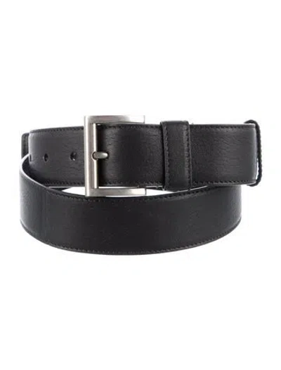 Pre-owned Brunello Cucinelli Leather Belt Kit In Black